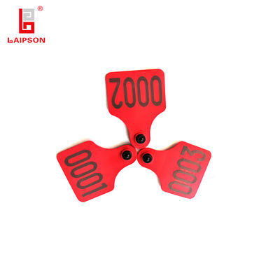 TOP TPU 890Mhz Tamperproof UHF RFID Ear Tag For Livestock Cattle Sheep Pig Ear Tag
