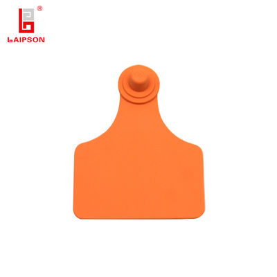 TPU Tamperproof Visual Cattle Cow Animal Ear Tag For Farm Management