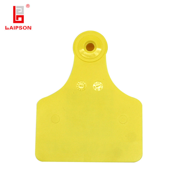 ISO9001 80MM Closed Head Cattle Beef Cow Ear Tag With TPU For Cattle Sheep Farm