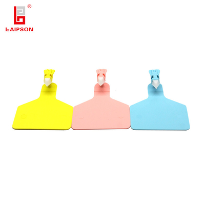 Veterinary Management TPU Material Single Cow Cattle Sheep Ear Tag For Farm