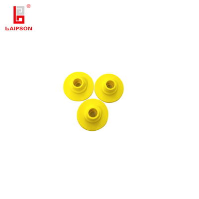 Laipson OEM Basf TPU Custom Visual Yellow Pig Sheep Ear Tag For Farm Identification Marking