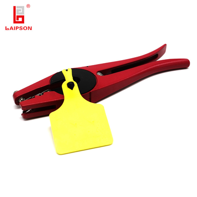 TOP TPU Long Range 860MHZ Uhf Rfid Animal Ear Tag For Cow Calf Farm Tracking In yellow