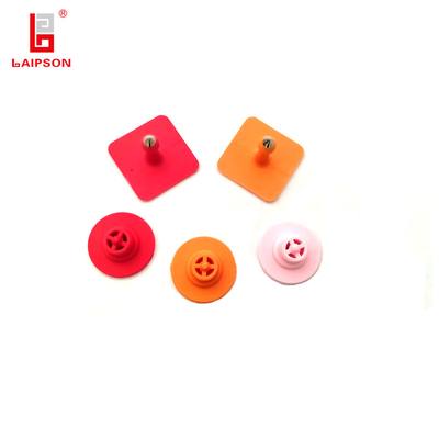 LAIPSON 32mm Small Pig Swine Sheep Cow Ear Tag With Flexible For Farm