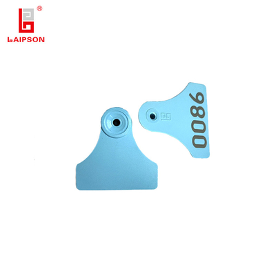 OEM TPU Blue Livestock Visual Sheep Goat Ear Tag For Pig Sheep Farm