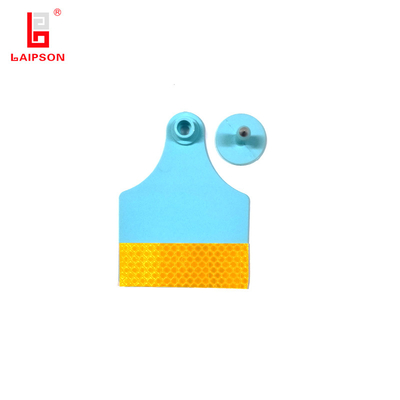 Wholesale TPU Reflective Animal Ear Tag With Laser Numbers For Cow Sheep Livestock