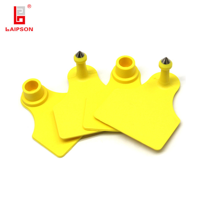 High Quality Tpu Laser Printing Numbers Visual Male Pig Cow Ear Tag For Farm