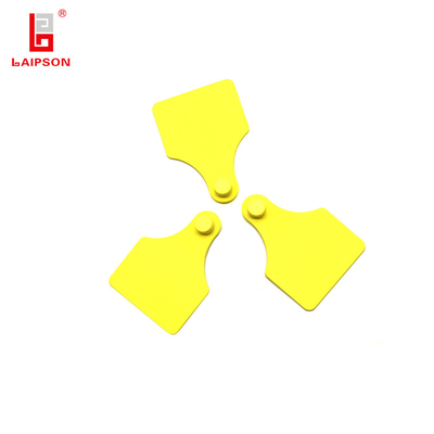 79mm Medium TOP TPU Cattle Sheep Cow Tamperproof Ear Tag With Laser Printing In Different Color