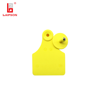 79mm Medium TOP TPU Cattle Sheep Cow Tamperproof Ear Tag With Laser Printing In Different Color