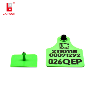 860-960MHZ TPU 98MM Tamperproof Long Range UHF RFID QR Code Llivestock Ear Tags