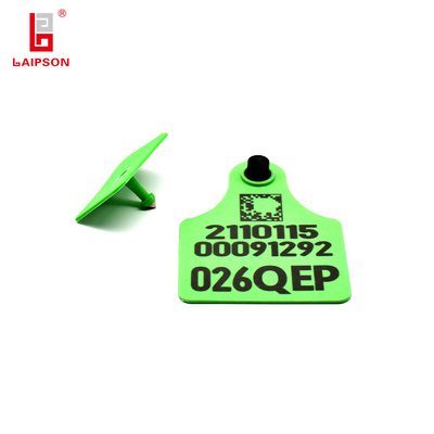 860-960MHZ TPU 98MM Tamperproof Long Range UHF RFID QR Code Llivestock Ear Tags