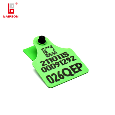 860-960MHZ TPU 98MM Tamperproof Long Range UHF RFID QR Code Llivestock Ear Tags
