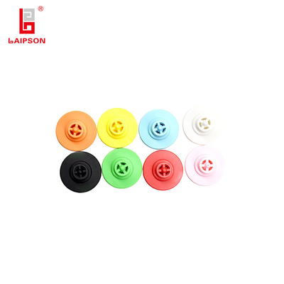 New OEM TPU Custom 28mm Round Pig Tag With Closed Head For Pig Cow Ear Tag