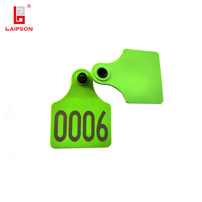 18000-6c Long Range 890Mhz Tamperproof UHF RFID Animal Ear Tag For Cattle Cow Farm