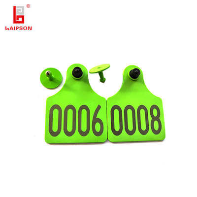 18000-6c Long Range 890Mhz Tamperproof UHF RFID Animal Ear Tag For Cattle Cow Farm