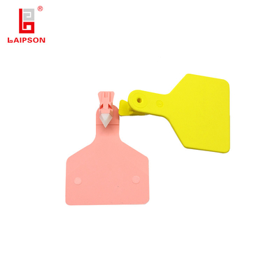 Wholesale TPU Reflective Animal Ear Tag With Laser Printing Numbers For Cattle Sheep