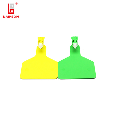 Wholesale TPU Reflective Animal Ear Tag With Laser Printing Numbers For Cattle Sheep