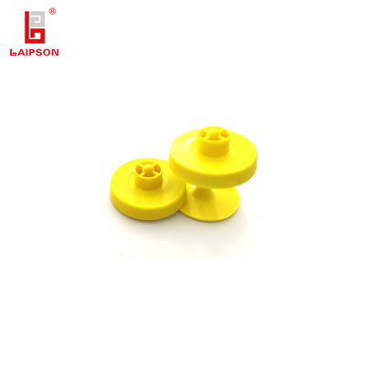 New Round Waterproof 134.2Khz RFID HDX Animal Ear Tag For Cattle Sheep Pig Tracking