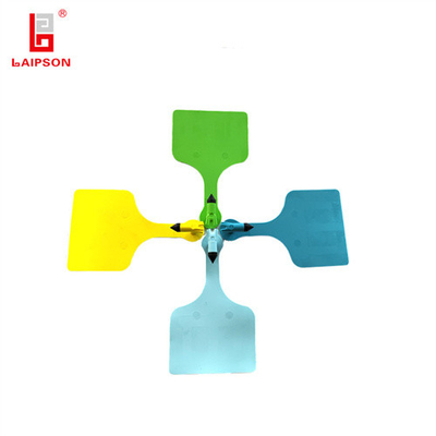 Large TOP TPU Material Cattle Cow Sheep Animal Ear Tag With Serial Number For Farm