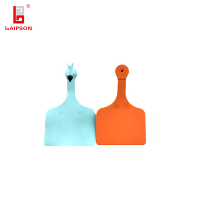 Large TOP TPU Material Cattle Cow Sheep Animal Ear Tag With Serial Number For Farm