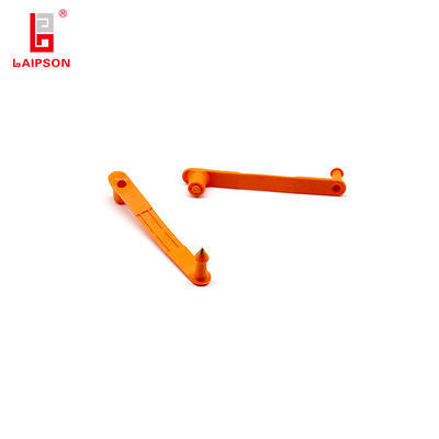 Small Size 87mm TPU Material Single Sheep Visual Ear Tag With Laser Printing Digits