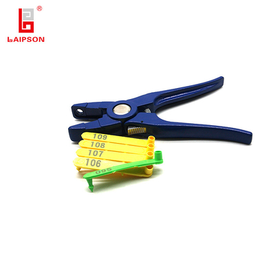 Sheep Two Piece Ear Tag Veterinary Equipment Single Sheep Ear Tag Plier For Pig Goat Sheep Farm