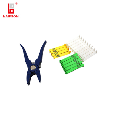 Sheep Two Piece Ear Tag Veterinary Equipment Single Sheep Ear Tag Plier For Pig Goat Sheep Farm