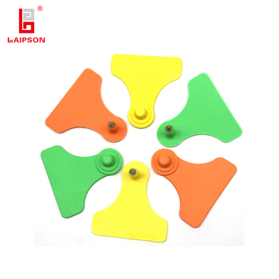 ISO14001 OEM High quality visual tpu laser engraved goat ovine beef ear tag for livestock