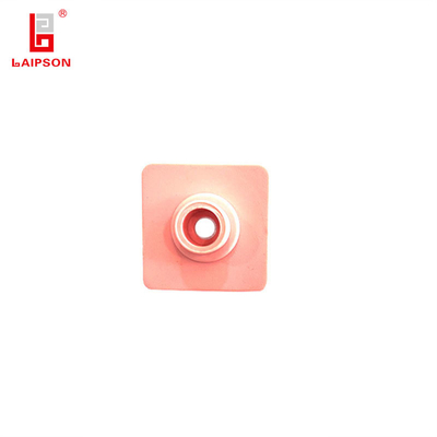 Laipson New Pink Basf Tpu 30mm Square Sheep Goat Pig Cow Metal Ear Tag For Farm Identification