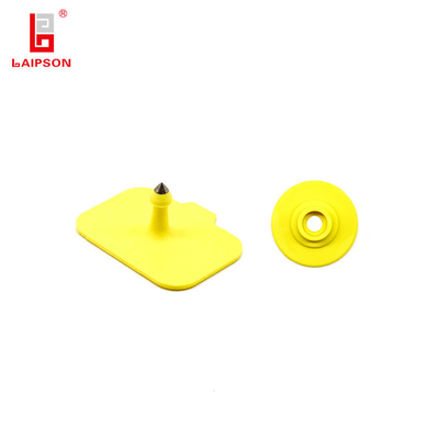 BASF 52*38mm New TPU Two Pieces Square Identification Male Ear Tag With Metal Tip For Goat Farm