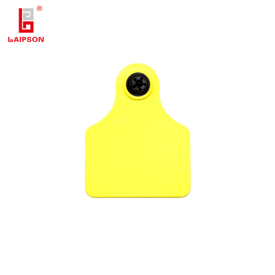 TPU 75MM Long Range UHF RFID Long Range Uhf Rfid Livestock Ear Tag For Tracking Cow Horse
