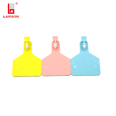 Laipson 82mm TPU Ear Tag Z Type Cattle Feedlot Ear Tag For Farm Tracking