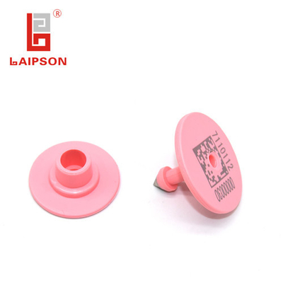 Laipson 32mm Uhf Rfid Pig Swine Ear Tag With Better Reading Range