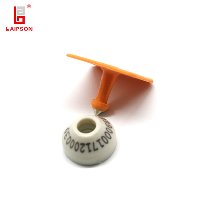 Round 22mm LF RFID Pig Cattle Sheep Ear Tags With Closed For Livestock Farm