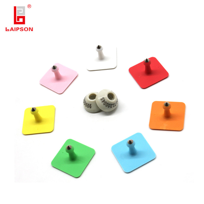 Round 22mm LF RFID Pig Cattle Sheep Ear Tags With Closed For Livestock Farm