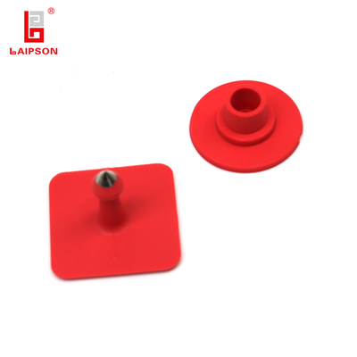 Square Basf Tpu Mini Animal Ear Tag With Metal Tip For Pig Sheep Cow Farm