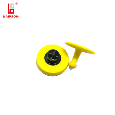 EM4305 LF Rfid BASF TPU FDX-B Pig Goat Cow Ear Tags With Laser Digis For Tracking