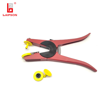 EM4305 LF Rfid BASF TPU FDX-B Pig Goat Cow Ear Tags With Laser Digis For Tracking