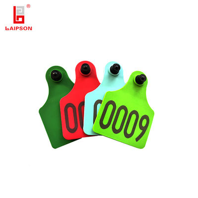 TOP TPU 890Mhz Tamperproof UHF RFID Ear Tag For Livestock Cattle Sheep Pig Ear Tag