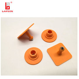 33mm 33mm Square Pig Sheep Hog Livestock Ear Tags With Metal Tip For Farm Management