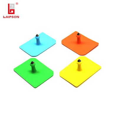 52*38mm Metal Tip Sheep And Goat Ear Tags For Farm Laser Printing