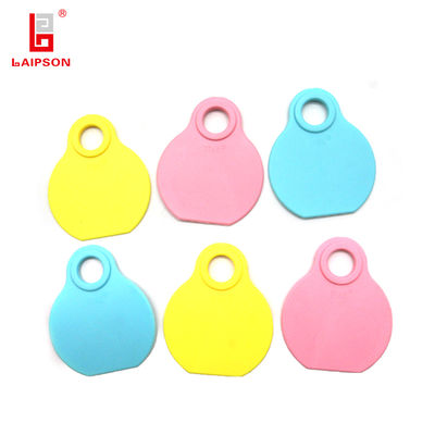 ISO9001 80 мм Верхний TPU Средний размер Бирка на шею для крупного рогатого скота и коз с лазерной печатью номеров для скота